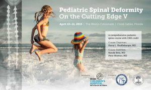 Advertisement of Pediatric Spinal Deformity Meeting